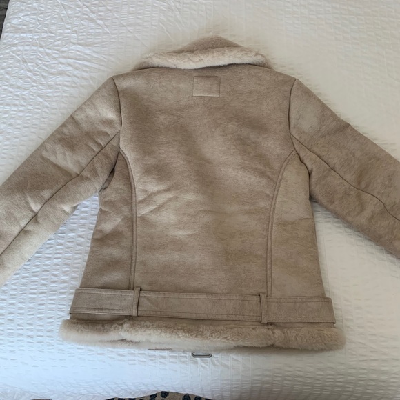 Abercrombie and Fitch Vegan Suede Aviator Jacket - Picture 5 of 5